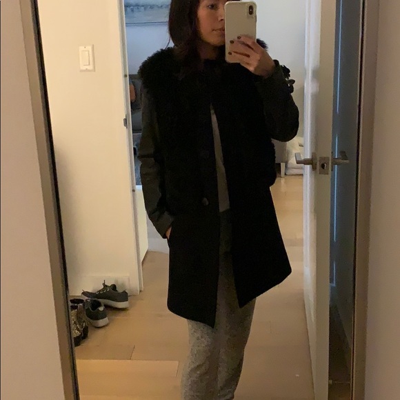 Club Monaco shearling coat - Picture 2 of 5